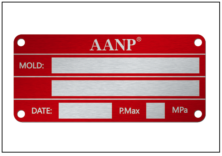 設備防偽鋁合金銘牌