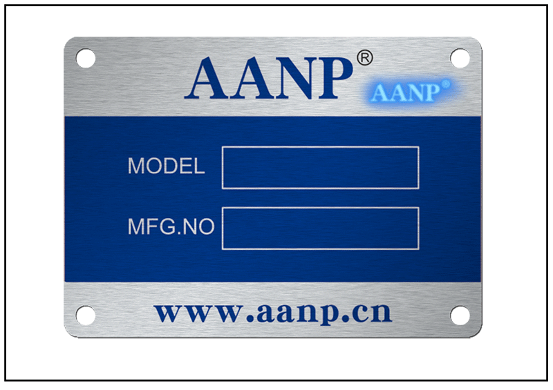防偽設(shè)備銘牌